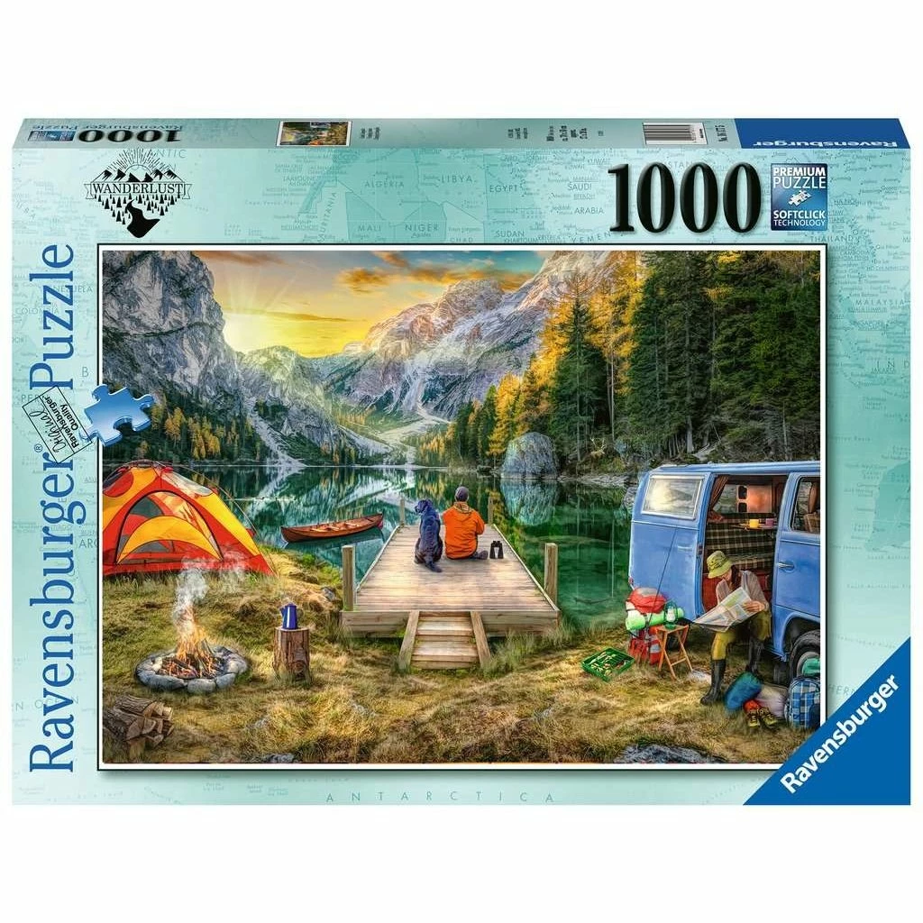 Deals 👏 RAVENSBURGER USA CALM CAMPSITE 1000 PIECE PUZZLE 🎁