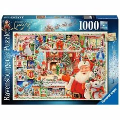 Brand new ๐ RAVENSBURGER USA ๐ CHRISTMAS IS COMING! 1000 PIECE PUZZLE ๐