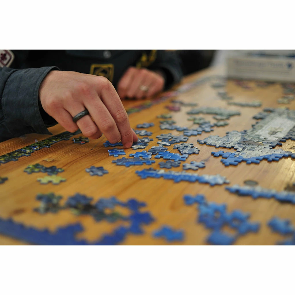 Brand new ๐ RAVENSBURGER USA ๐ CHRISTMAS IS COMING! 1000 PIECE PUZZLE ๐ - Image 4