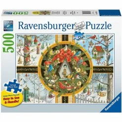 New 🤩 RAVENSBURGER USA 🎄 CHRISTMAS SONGBIRDS 500 PIECE PUZZLE ⭐