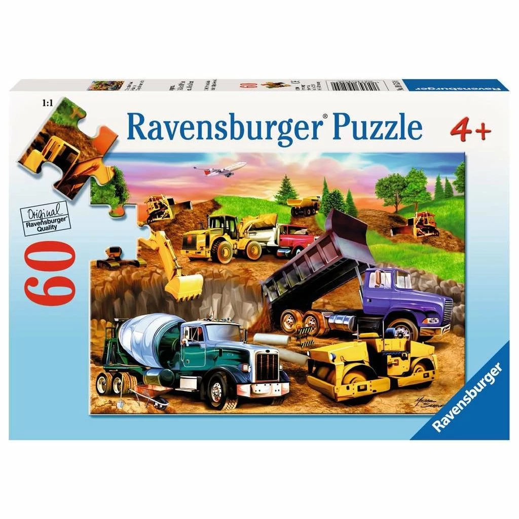 Discount ๐ RAVENSBURGER USA CONSTRUCTION CROWD 60 PIECE PUZZLE ๐ - Image 2