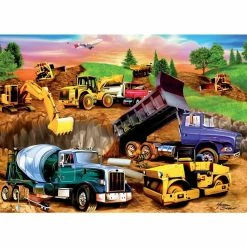 Discount 😉 RAVENSBURGER USA CONSTRUCTION CROWD 60 PIECE PUZZLE 😀