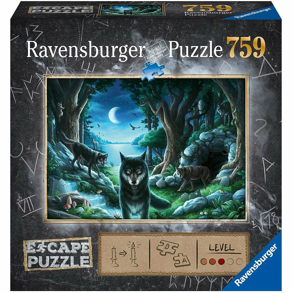Flash Sale ๐ RAVENSBURGER USA CURSE OF THE WOLVES ESCAPE 759 PIECE PUZZLE ๐