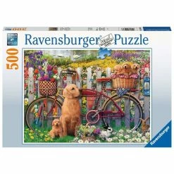 Discount 🔔 RAVENSBURGER USA CUTE 🐕 DOGS 500 PIECE PUZZLE ⌛