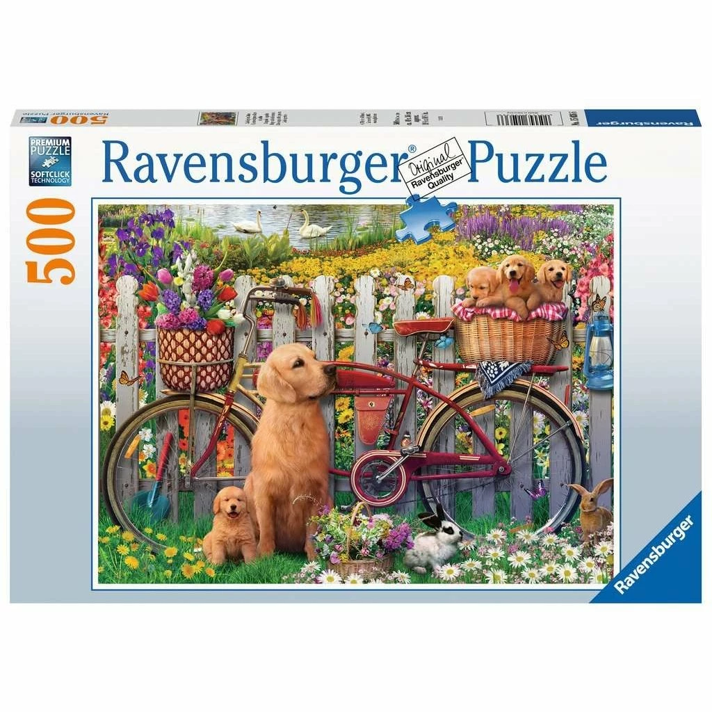 Discount ๐ RAVENSBURGER USA CUTE ๐ DOGS 500 PIECE PUZZLE โ
