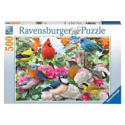 New 🧨 RAVENSBURGER USA GARDEN BIRDS 500 PIECE PUZZLE 👍