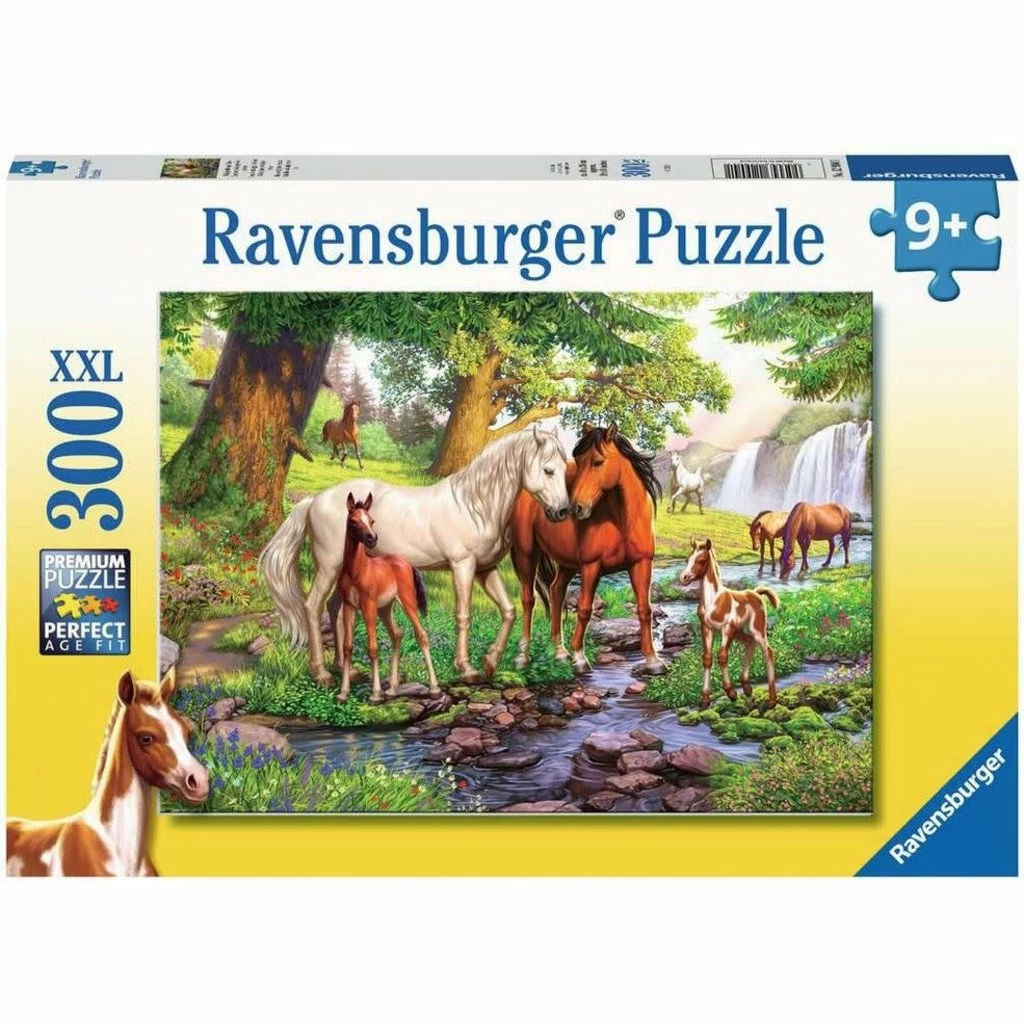 Wholesale ✔️ RAVENSBURGER USA HORSES BY THE STREAM 300 PIECE PUZZLE 🌟 - Image 2
