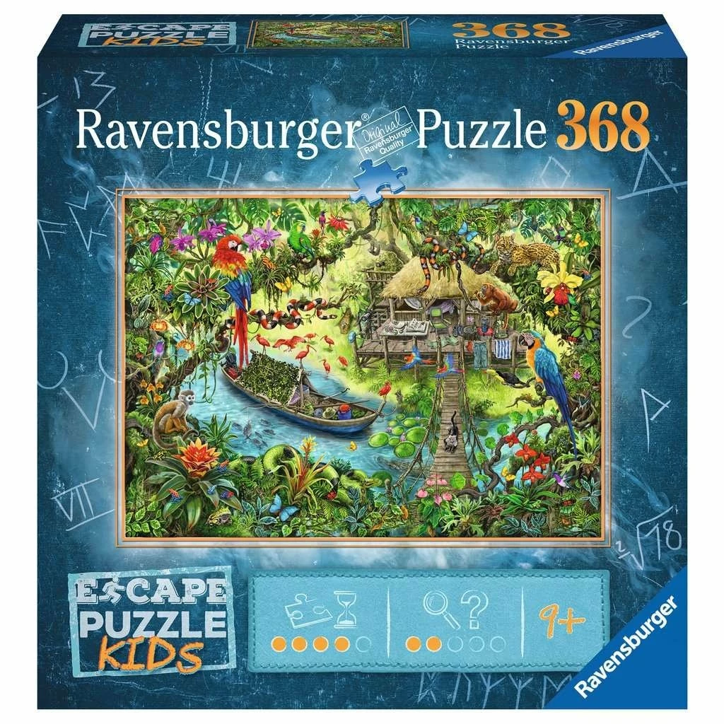 Cheap ๐ RAVENSBURGER USA JUNGLE ESCAPE PUZZLE 368 PIECE PUZZLE ๐ฅฐ