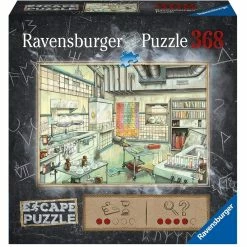 Best Pirce ⌛ RAVENSBURGER USA LABORATORY ESCAPE PUZZLE 368 PIECE PUZZLE ⭐