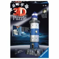 Cheapest 🎁 RAVENSBURGER USA LIGHTHOUSE NIGHT EDITION 3D PUZZLE 🧨