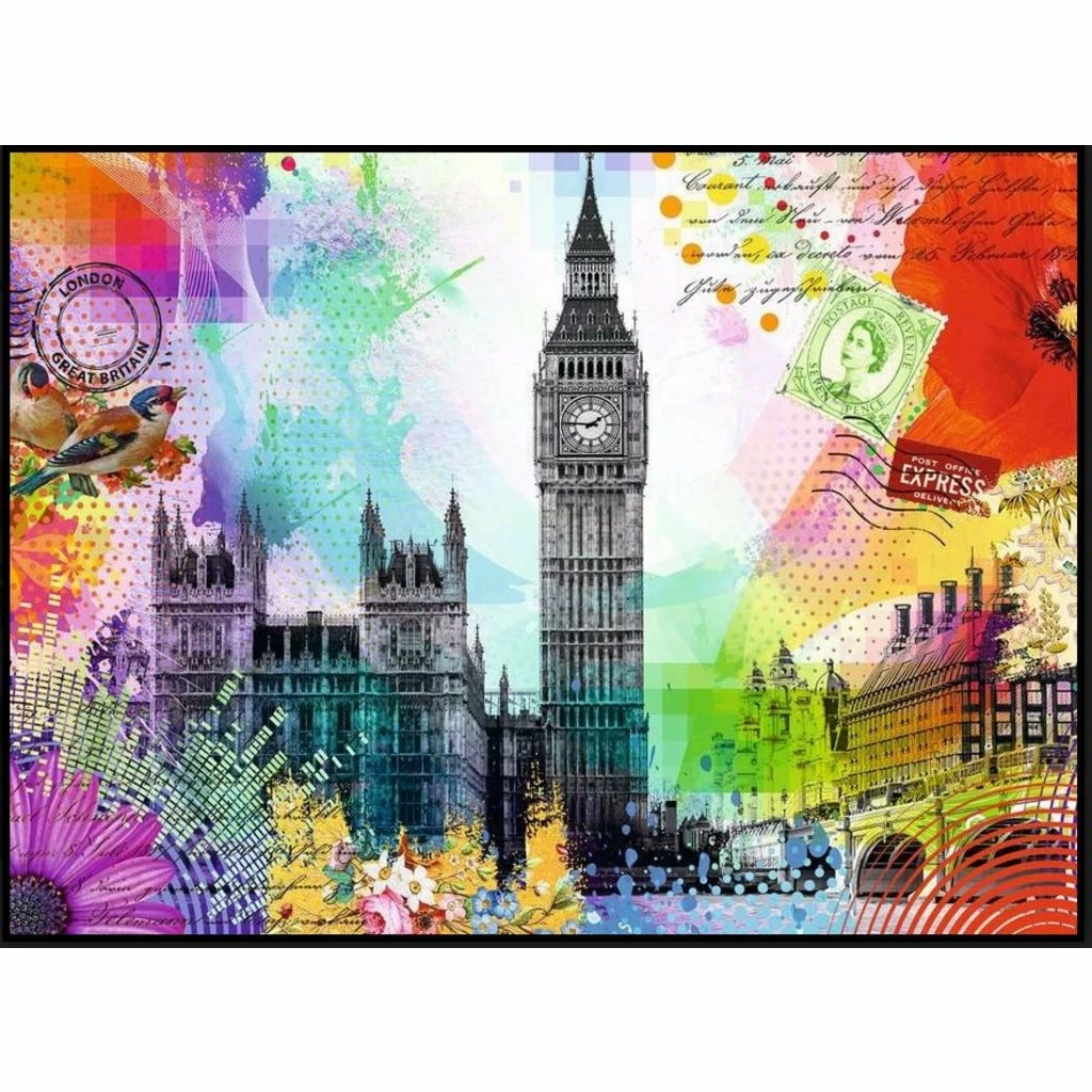 Top 10 ✨ RAVENSBURGER USA LONDON POSTCARD 500 PIECE PUZZLE 🥰 - Image 2