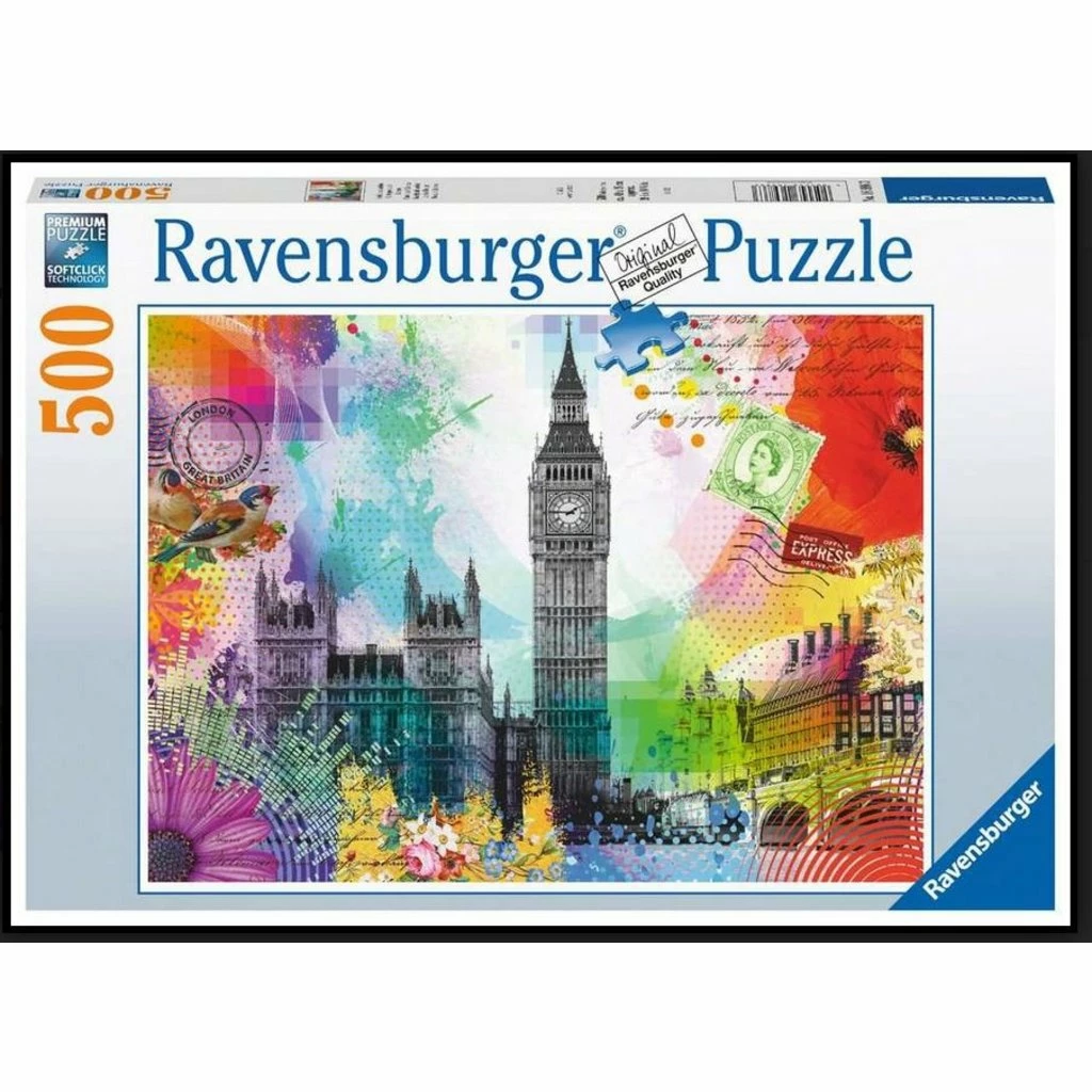 Top 10 ✨ RAVENSBURGER USA LONDON POSTCARD 500 PIECE PUZZLE 🥰