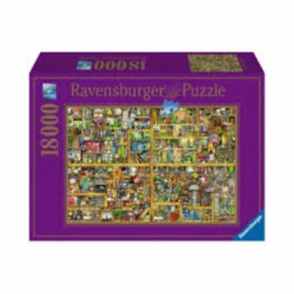 Brand new ๐ RAVENSBURGER USA MAGICAL BOOKCASE 18000 PIECE PUZZLE โญ - Image 2