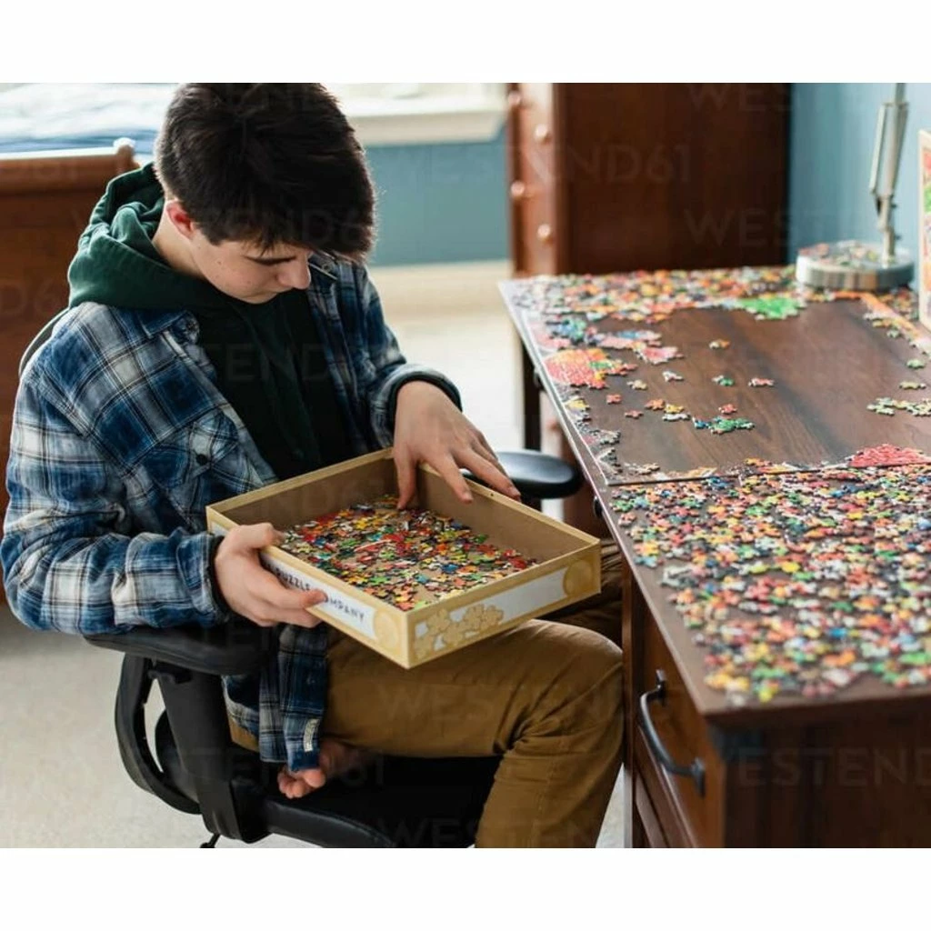 Cheapest 💯 RAVENSBURGER USA MINECRAFT MOSAIC 1000 PIECE PUZZLE 🥰 - Image 3