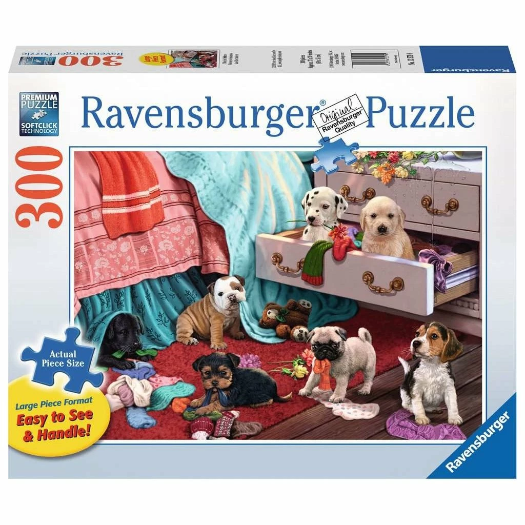Deals ๐ RAVENSBURGER USA MISCHIEF MAKERS 300 PIECE PUZZLE ๐
