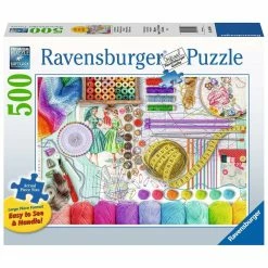 Promo 🔥 RAVENSBURGER USA NEEDLEWORK STATION 500 PIECE PUZZLE 🤩