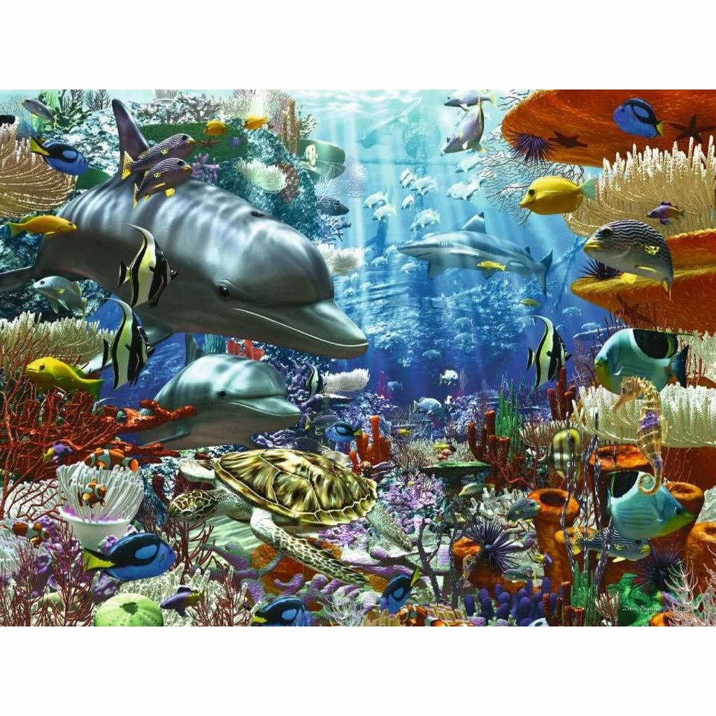 Coupon 👍 RAVENSBURGER USA OCEANIC WONDERS 3000 PIECE PUZZLE 😍 - Image 2