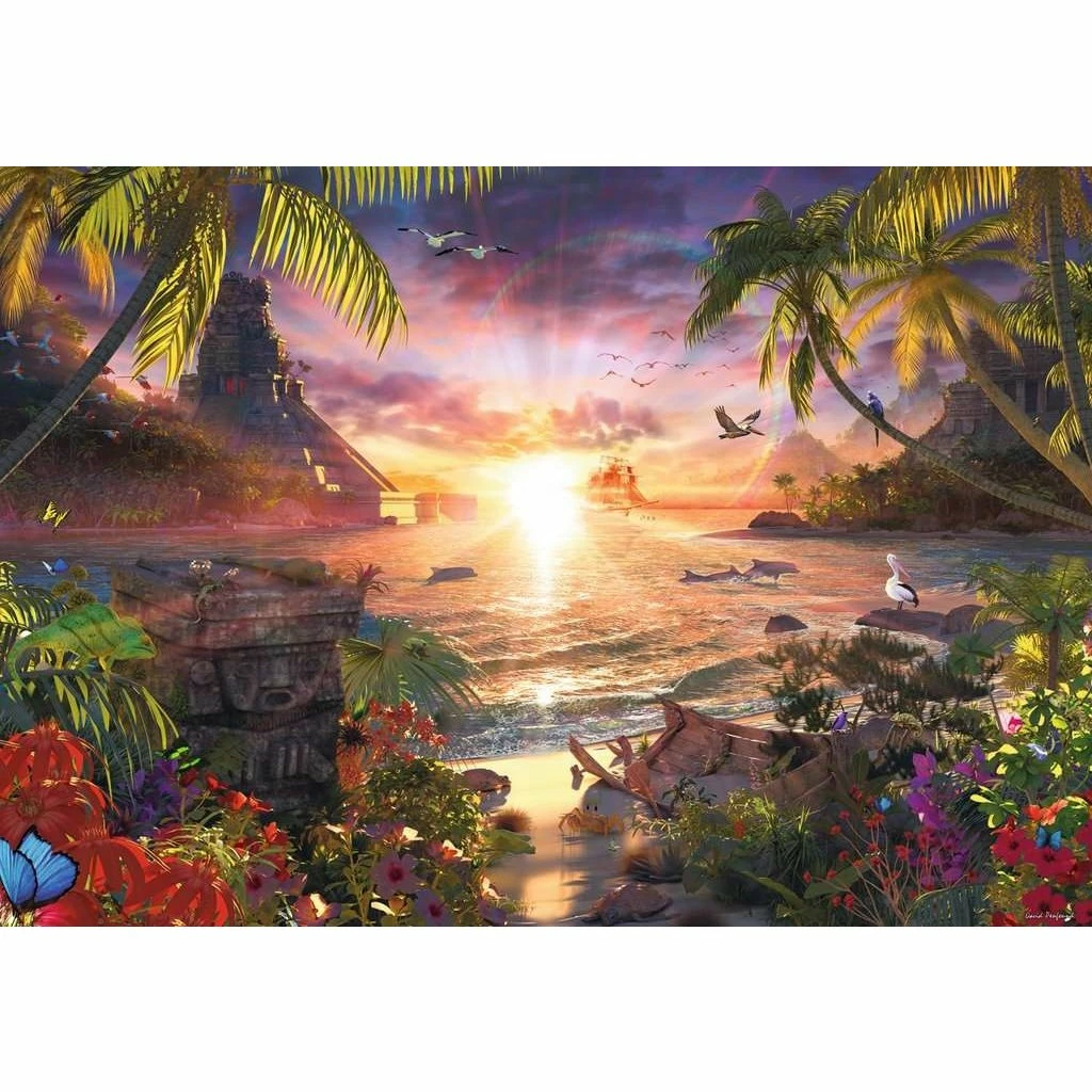 Deals 🤩 RAVENSBURGER USA PARADISE SUNSET 18000 PIECE PUZZLE ❤️ - Image 3