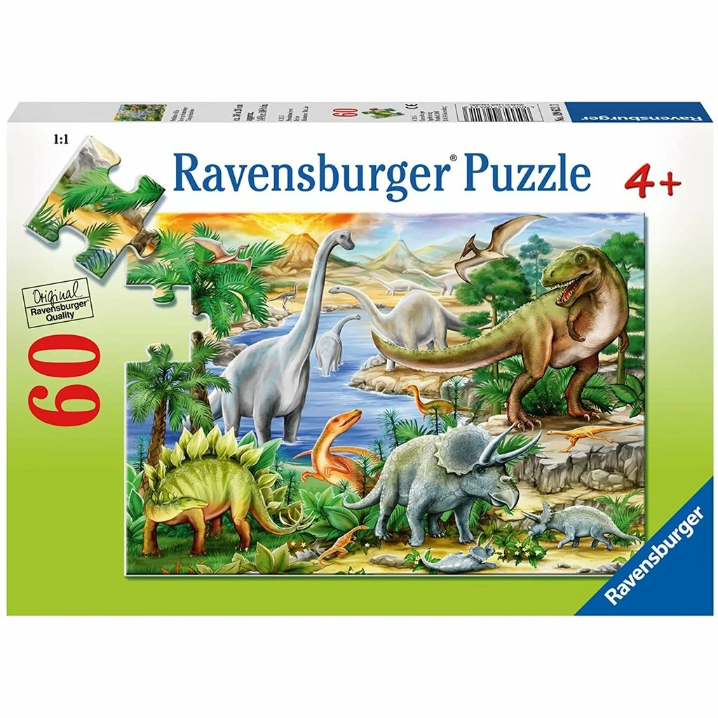 Budget 🥰 RAVENSBURGER USA PREHISTORIC LIFE 60 PIECE PUZZLE ✔️ - Image 2