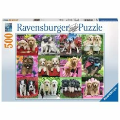 Hot Sale ๐ RAVENSBURGER USA PUPPY PALS 500 PIECE PUZZLE ๐