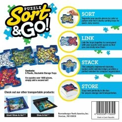 Brand new 🌟 RAVENSBURGER USA PUZZLE SORT & GO 🧨