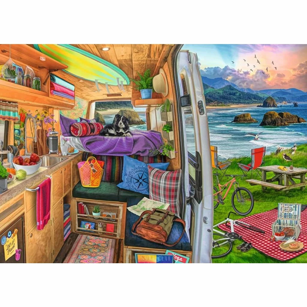 Brand new 😉 RAVENSBURGER USA RIG VIEWS 1000 PIECE PUZZLE 💯 - Image 2
