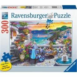 Top 10 😍 RAVENSBURGER USA SANTORINI SUNSET 300 PIECE PUZZLE 👏