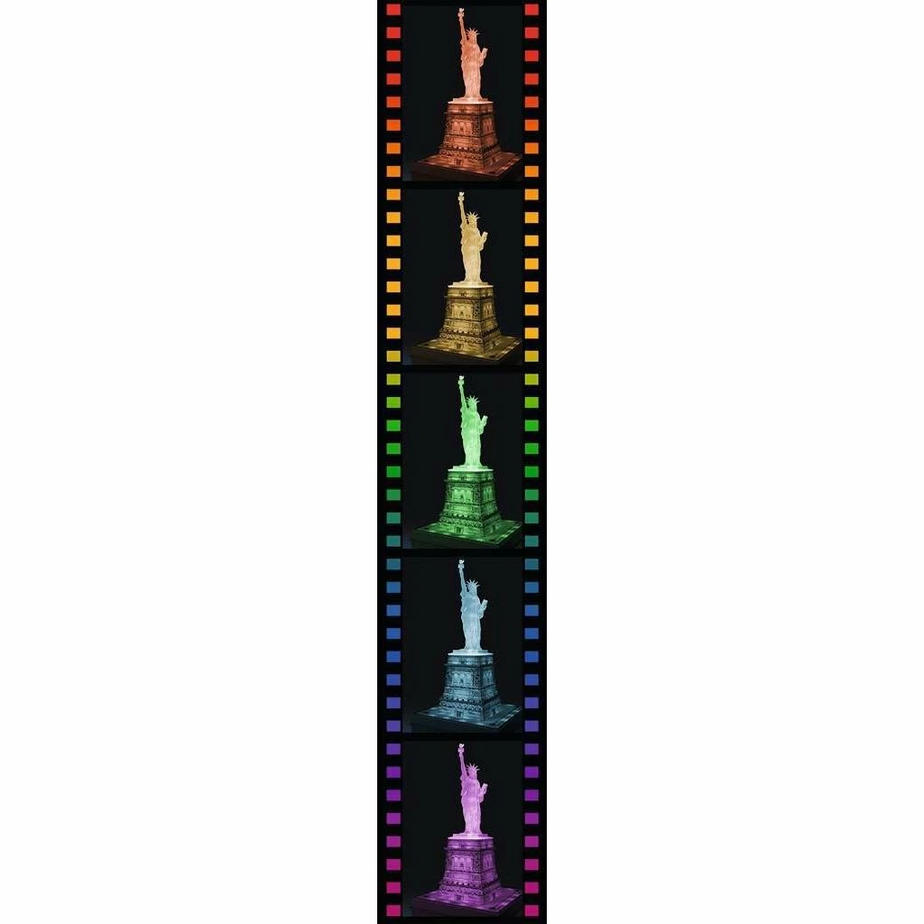 Discount โ๏ธ RAVENSBURGER USA STATUE OF LIBERTY NIGHT EDITION 3D PUZZLE ๐ - Image 4