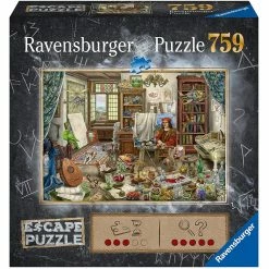 Cheapest 👏 RAVENSBURGER USA THE ART STUDIO: ESCAPE PUZZLE 🛒