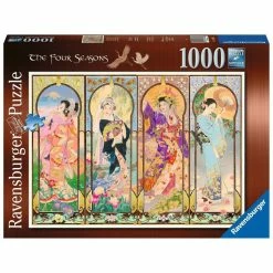Best Sale 😍 RAVENSBURGER USA THE FOUR SEASONS 1000 PIECE PUZZLE ✨