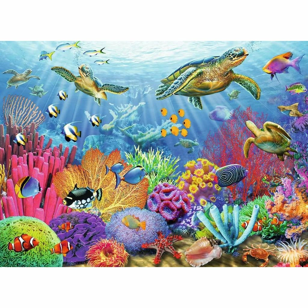 Cheapest ⭐ RAVENSBURGER USA TROPICAL WATERS 500 PIECE PUZZLE 😀 - Image 2