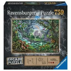 New โ๏ธ RAVENSBURGER USA UNICORN ESCAPE 759 PIECES PUZZLE ๐