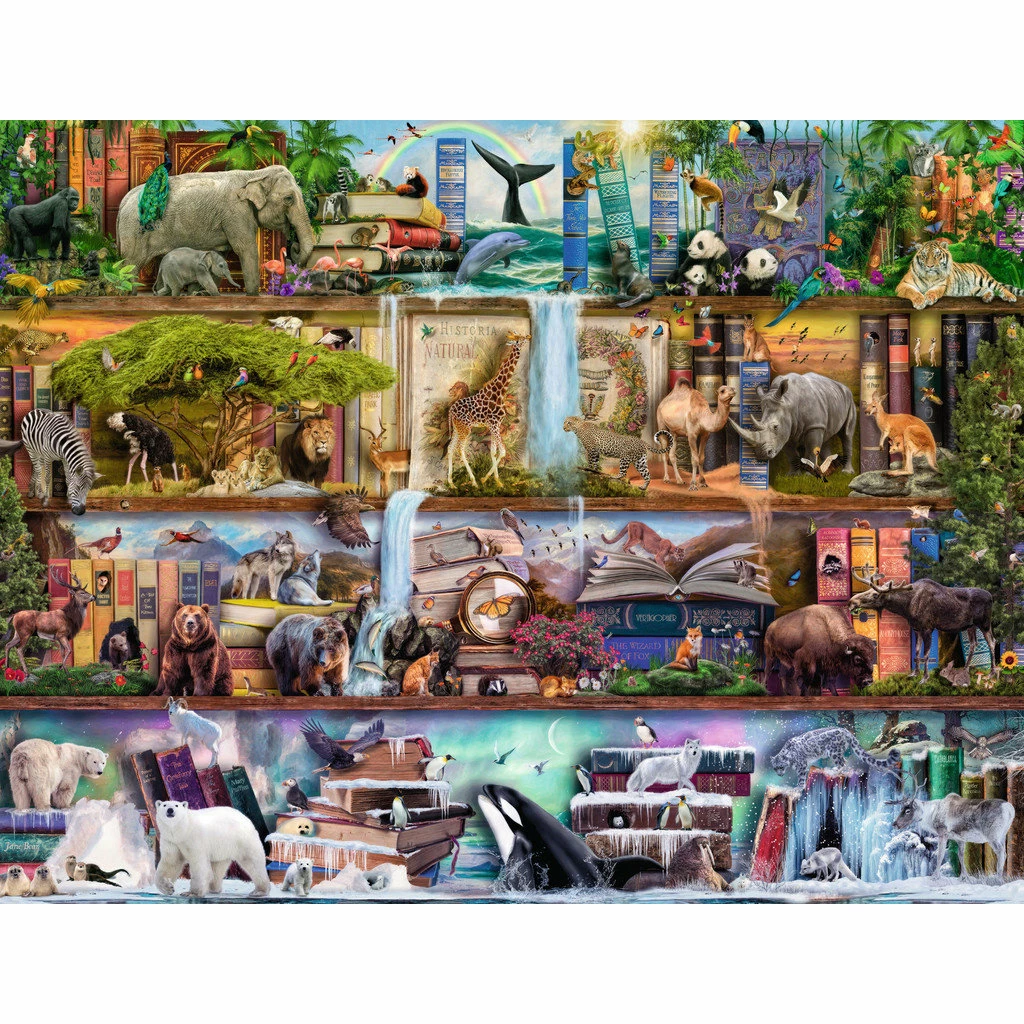 Best Pirce ๐ RAVENSBURGER USA WILD KINGDOM SHELVES 2000 PIECE PUZZLE โ - Image 2