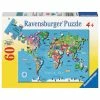 Discount 🎁 RAVENSBURGER USA WORLD MAP 60 PIECE PUZZLE 👏