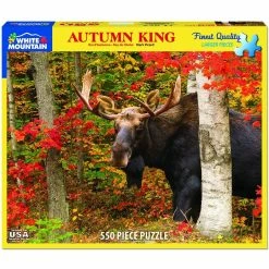 Best Pirce 🌟 WHITE MOUNTAIN PUZZLE AUTUMN KING 550 PIECE PUZZLE 🛒